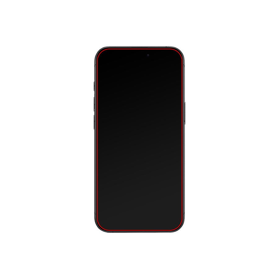 Mobilize Glass Screen Protector With Applicator For Apple Iphone 15 Pro Max Black Frame