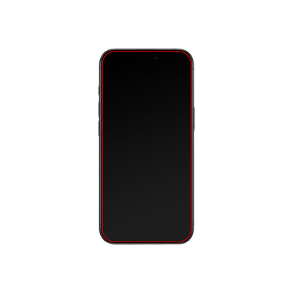Mobilize Glass Screen Protector With Applicator For Apple Iphone 15 Pro Max Black Frame