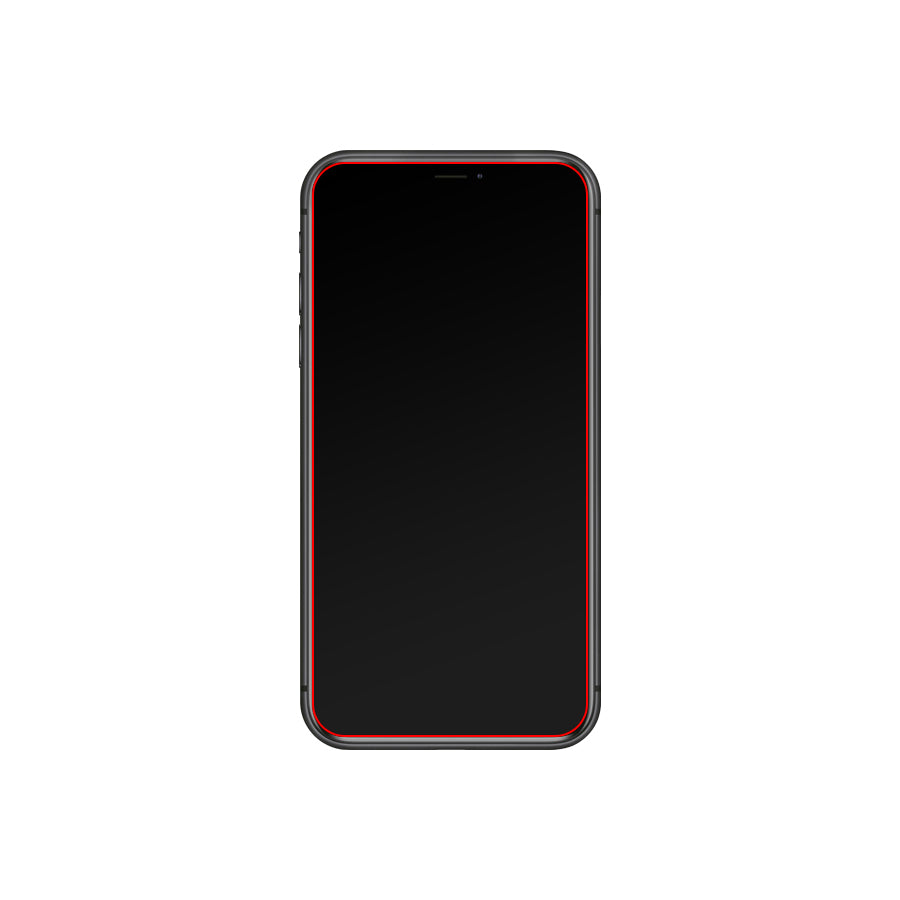 Mobilize Glass Screen Protector With Applicator For Apple Iphone Xr/11 Black Frame