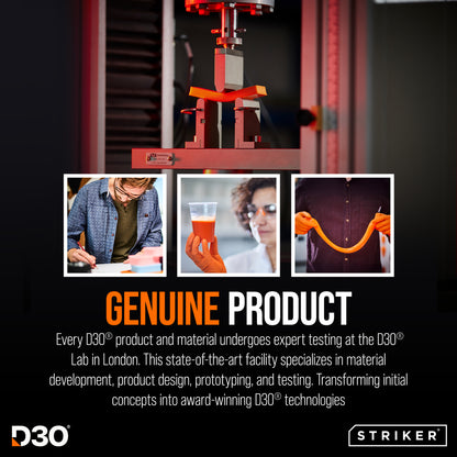 Striker D3O Xtreme Impact Glass Screen Protector - Black Frame - Apple Iphone 13/13 Pro/14/16E