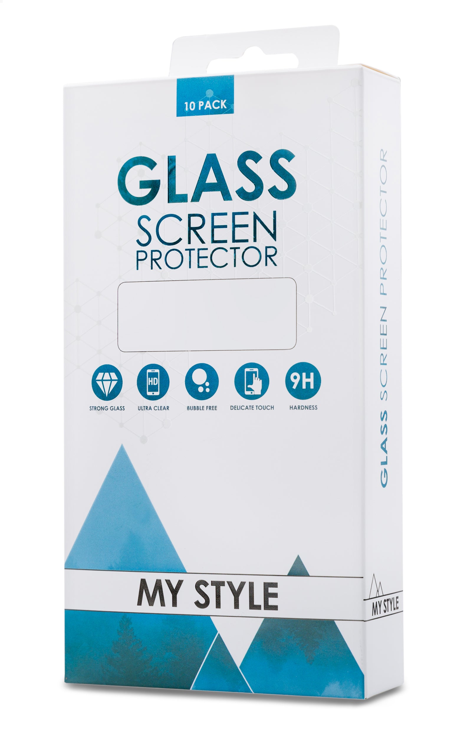 My Style Tempered Glass Screen Protector For Samsung Galaxy S25 Edge 5G Clear (10-Pack)