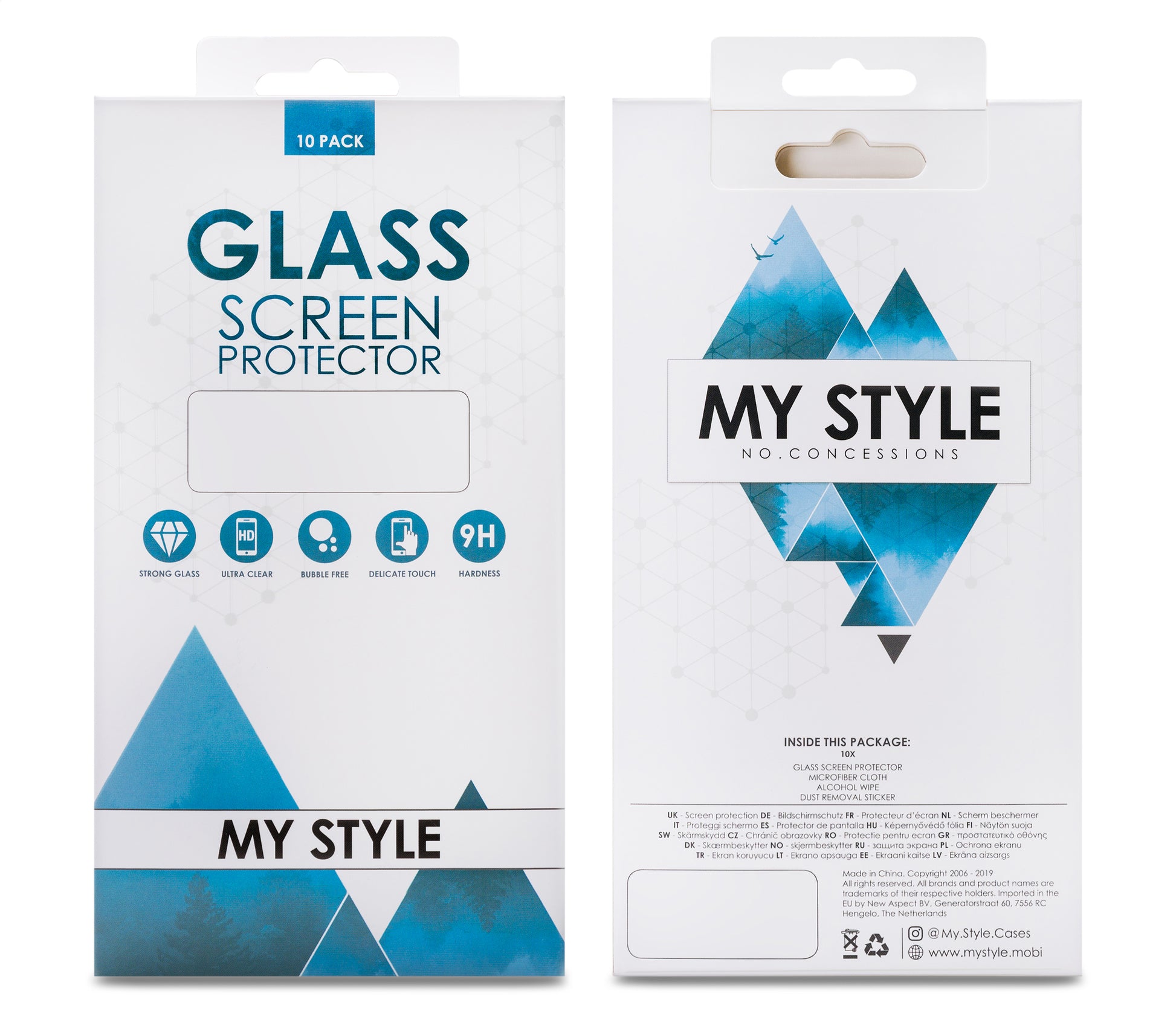 My Style Tempered Glass Screen Protector For Samsung Galaxy S25 Edge 5G Clear (10-Pack)