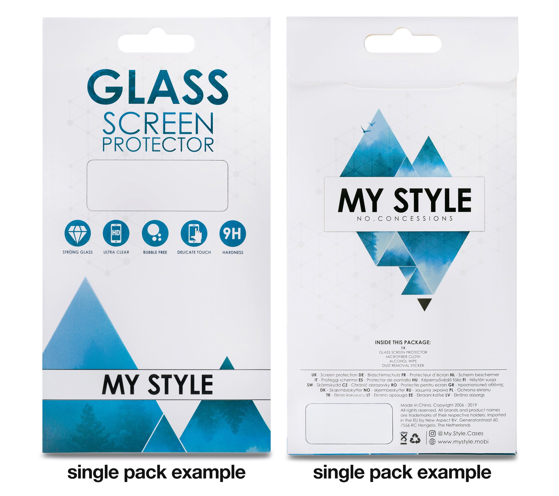 My Style Tempered Glass Screen Protector For Samsung Galaxy S25 Edge 5G Clear (10-Pack)