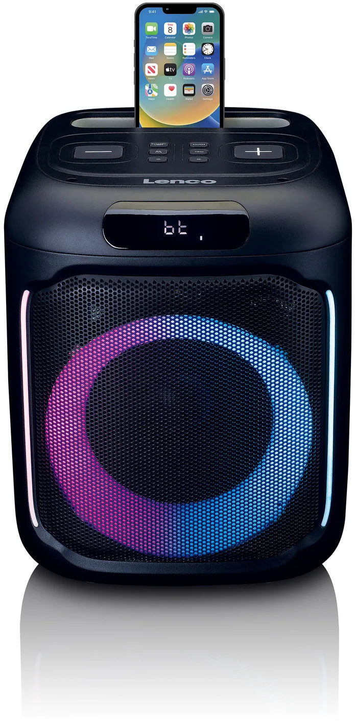 Lenco Pa-101Bk Lenco Bluetooth Party Speaker + Remote + Microphone Black