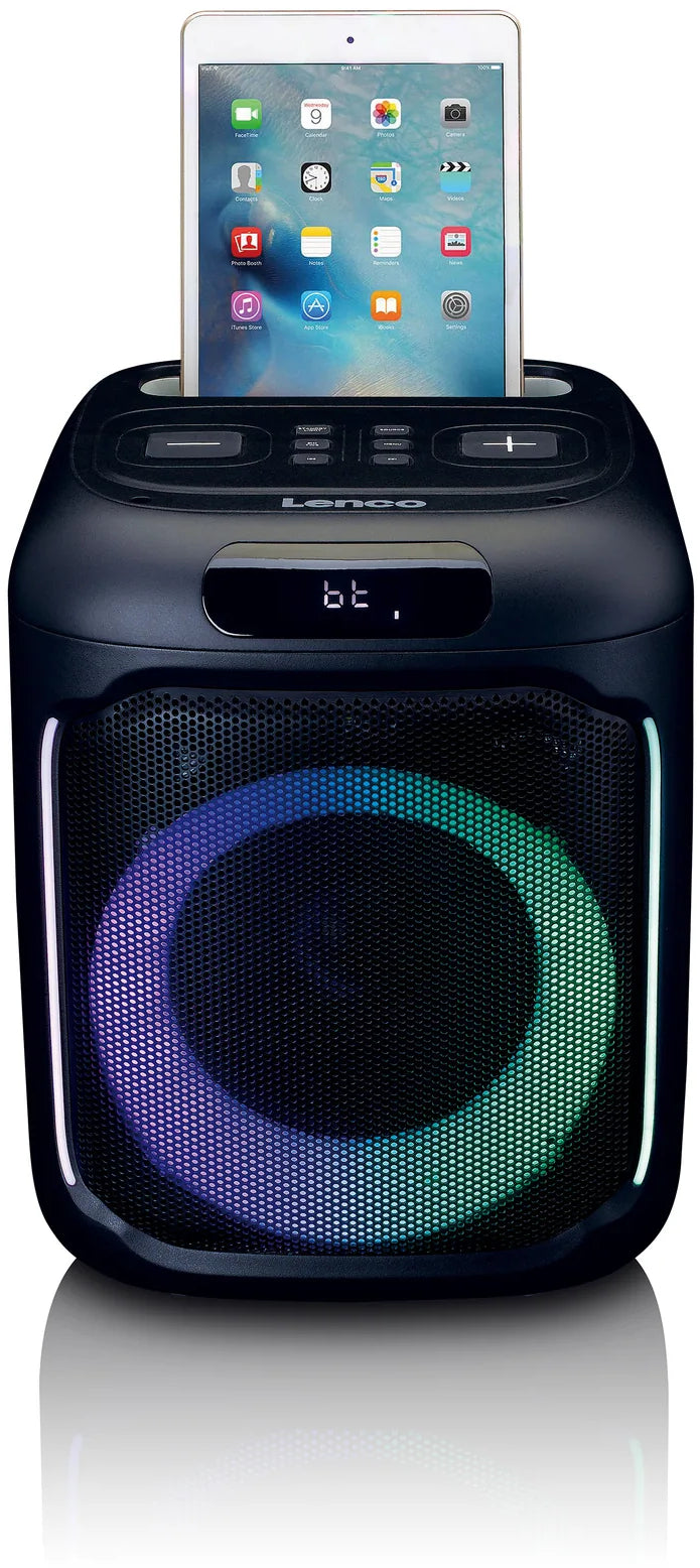 Lenco Pa-101Bk Lenco Bluetooth Party Speaker + Remote + Microphone Black