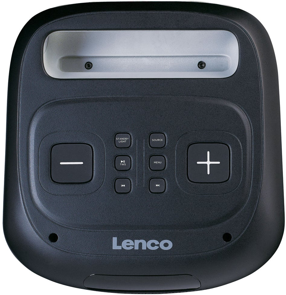 Lenco Pa-101Bk Lenco Bluetooth Party Speaker + Remote + Microphone Black