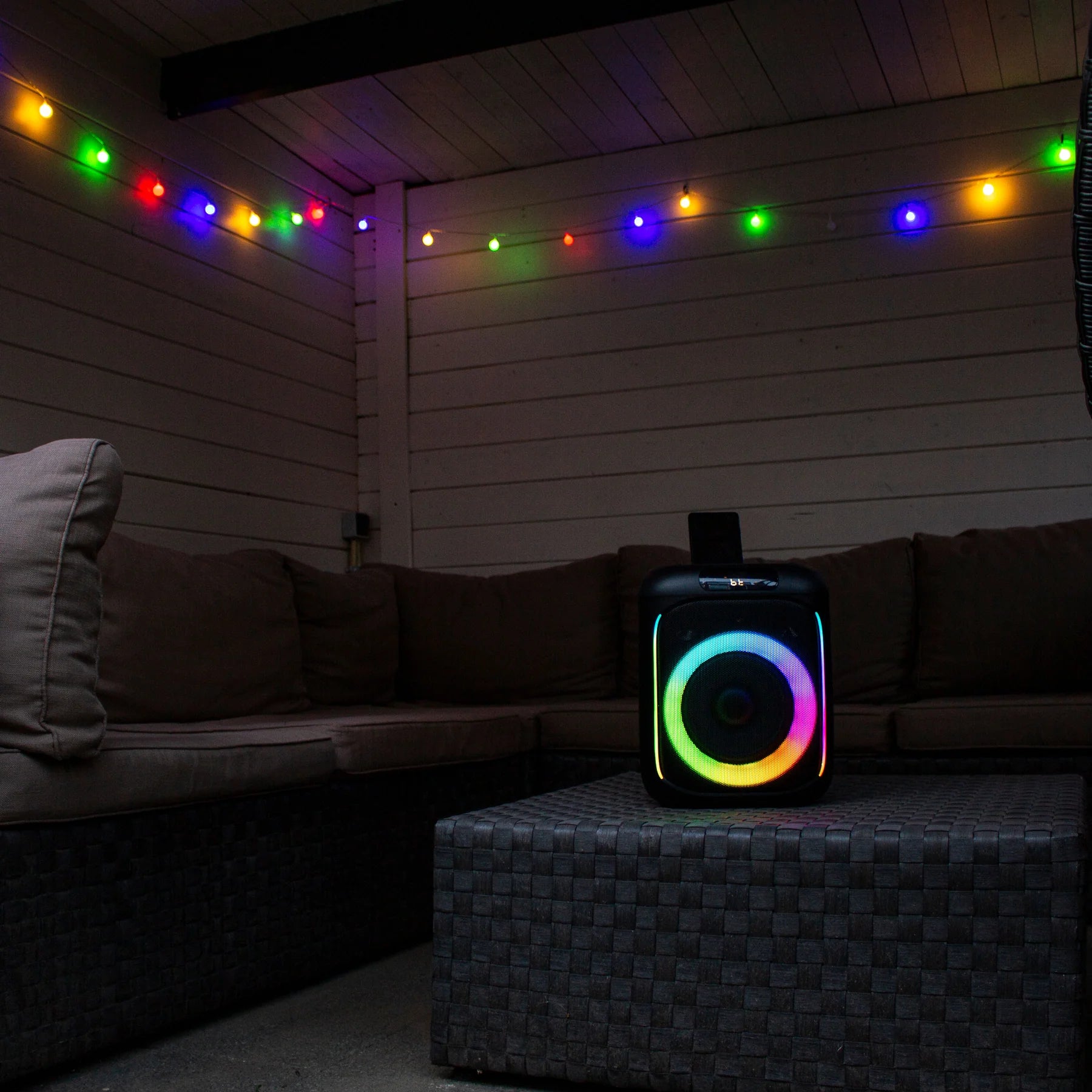 Lenco Pa-101Bk Lenco Bluetooth Party Speaker + Remote + Microphone Black