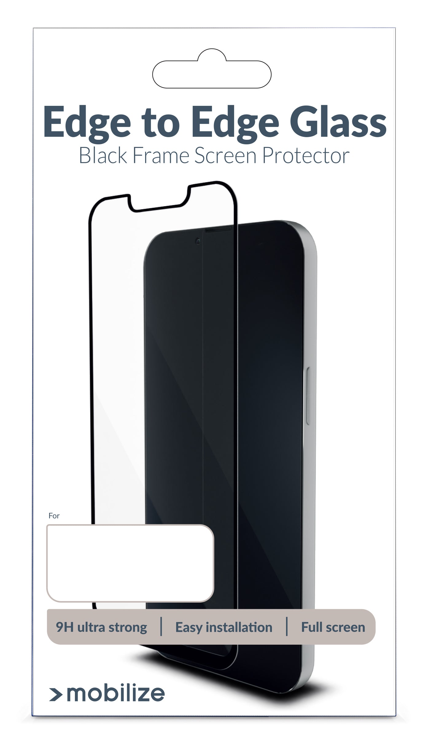 Mobilize Edge-To-Edge Glass Screen Protector Motorola Edge 60 Fusion Edge Glue