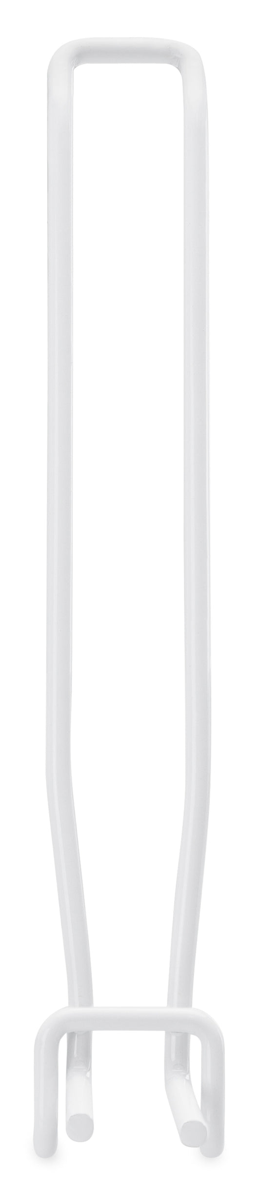 Universeel Pos Perfowand-Dubbelhaak Met Draadbrug Wit 17.5Cm X 2.5Cm (10X)