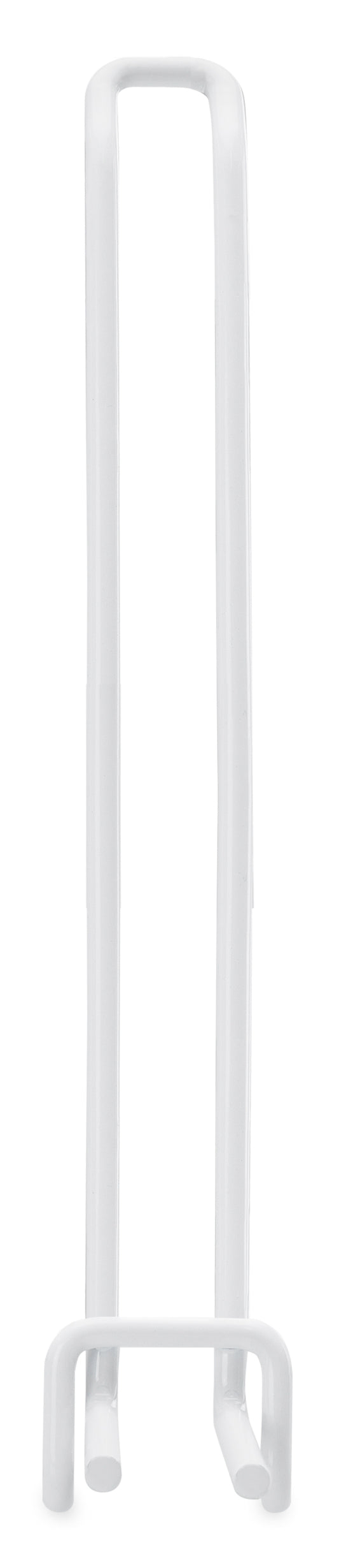 Universeel Pos Perfowand-Dubbelhaak Met Draadbrug Wit 15.5Cm X 2Cm (10X)