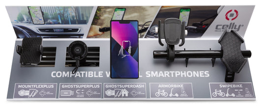 Celly Pos Celly Universal Smartphone Mount Display (The Phone House)
