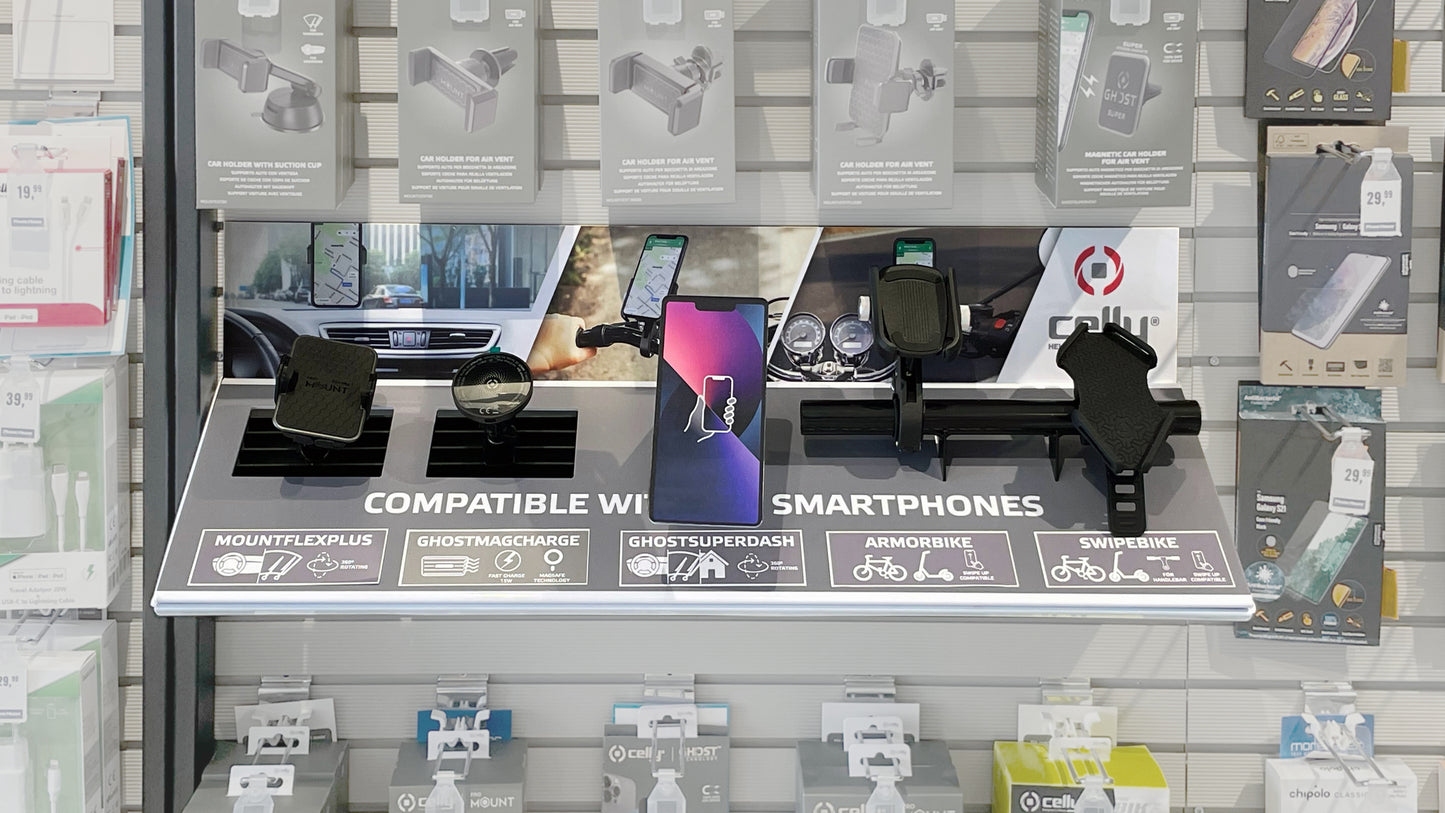 Celly Pos Celly Universal Smartphone Mount Display (The Phone House)