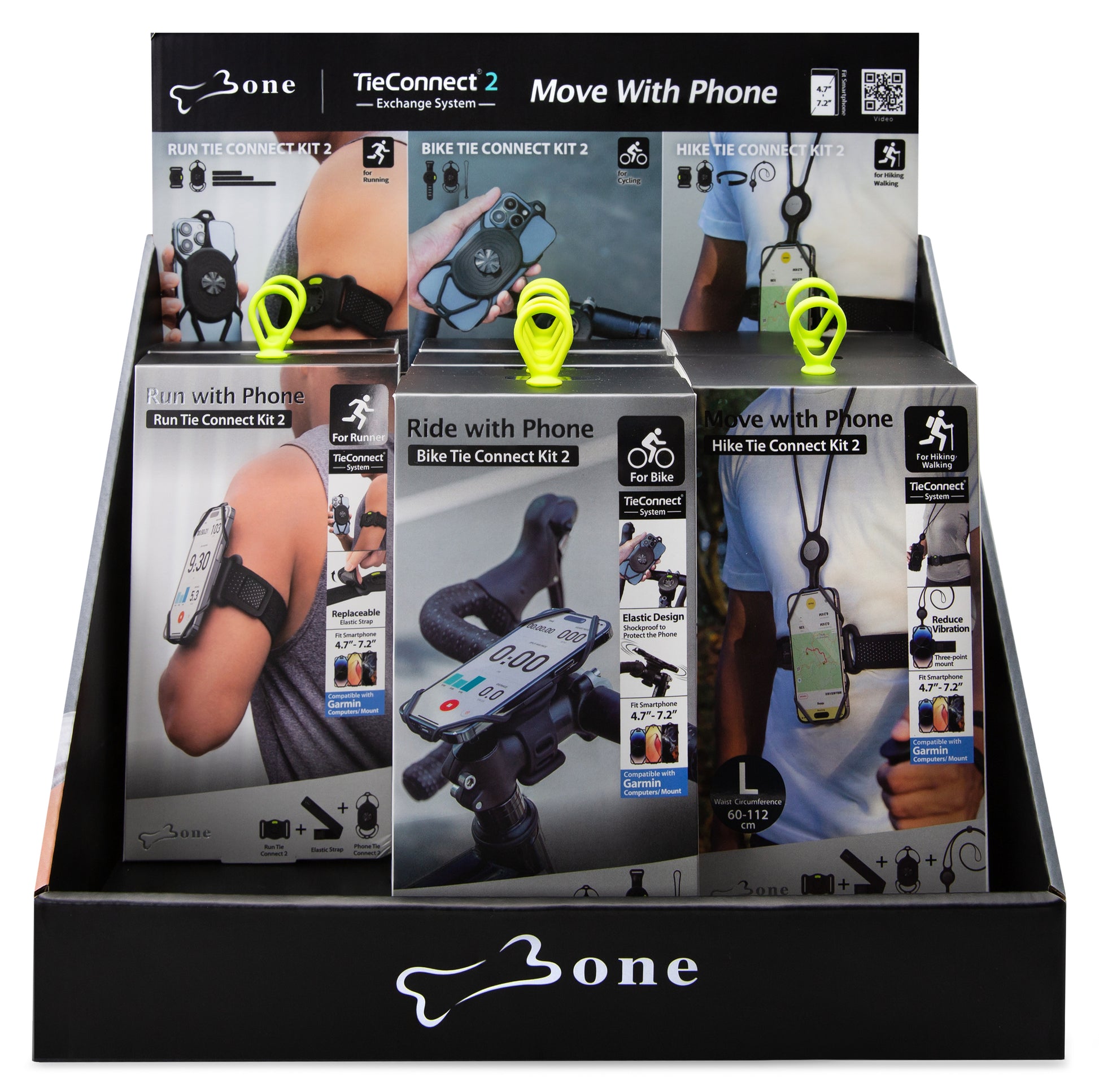 Bone Pos Bone Tie Connect Kit 2 Display + 8 Diverse Tie Connect 2 Kits