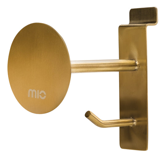 Mio By Mobilize Pos - Mio - Slatwal Hook For Phone Case Adjustable Angle Brushed Gold