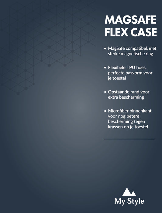 My Style Pos Forex Product Signing 20X15Cm Incl. Magneet/Klittenband My Style Magsafe Compatibel Protective Flex Case Midnight Blue