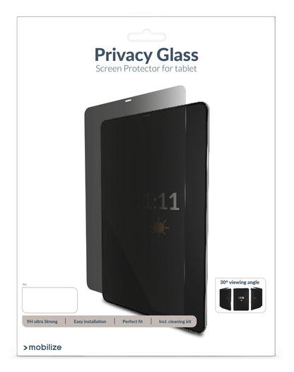 Mobilize Privacy Glass Screen Protector For Apple Ipad 10.9 (2022)/Ipad 11 (2025)