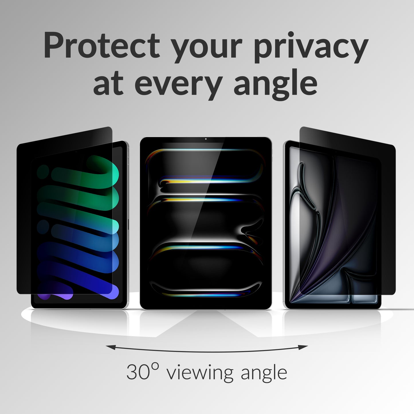 Mobilize Privacy Glass Screen Protector For Apple Ipad Mini 6 (2021)/Mini (2024)