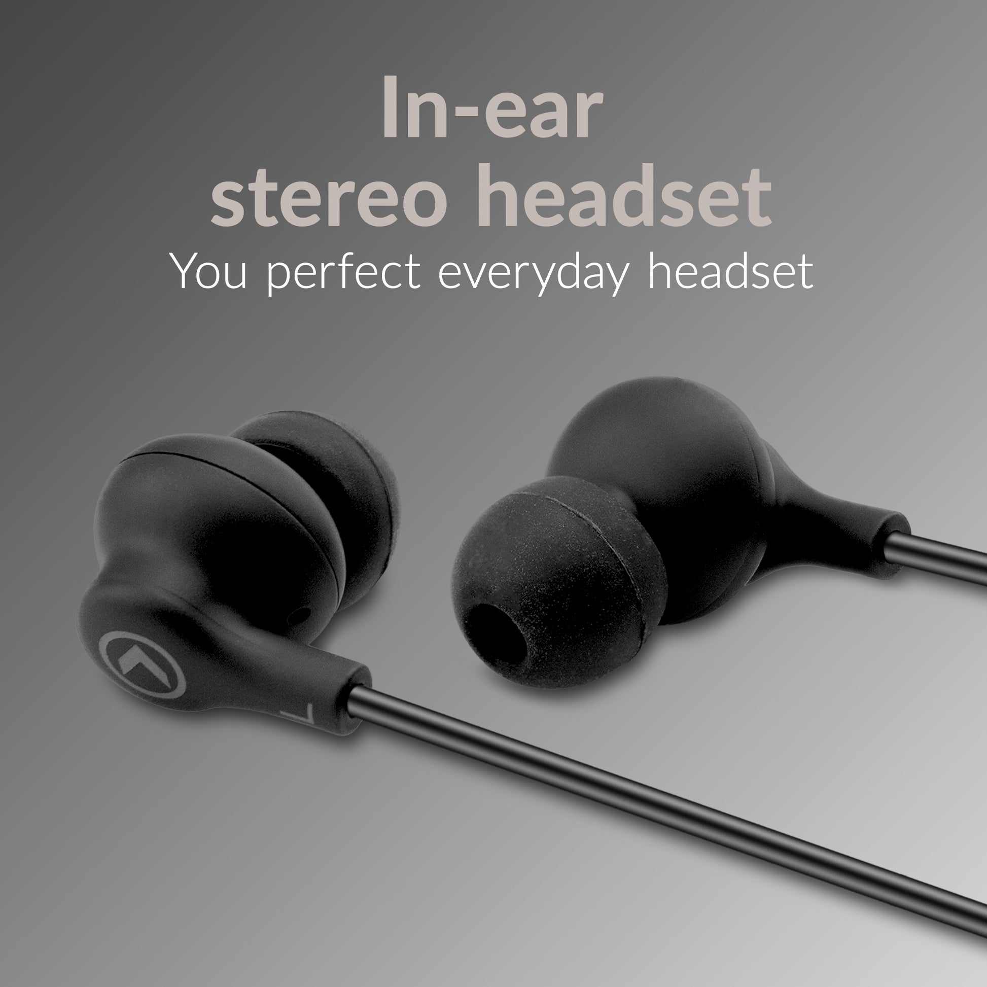 Mobilize In-Ear Stereo Headset With Remote 3.5Mm Black
