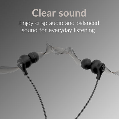 Mobilize In-Ear Stereo Headset With Remote 3.5Mm Black