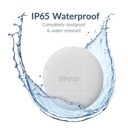 Beeep Betag Find My Tracker White & Keychain White - 3 Pack