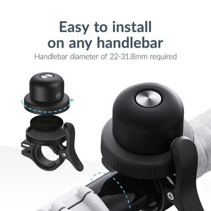 Beeep Betag Find My Tracker Black & Bicycle Bell