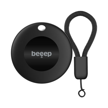 Beeep Betag Android Tracker Black & Keychain Black - 1 Pack