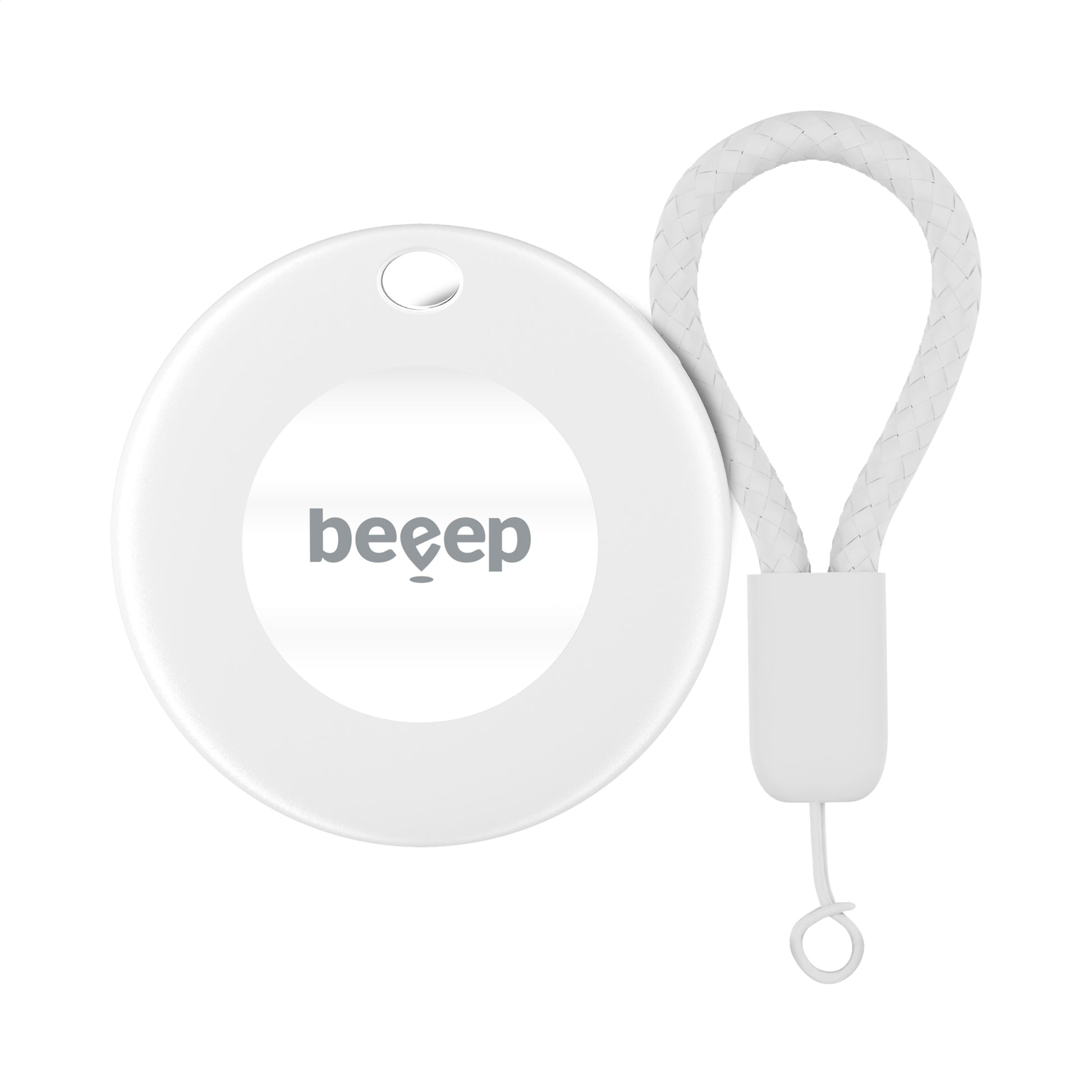Beeep Betag Android Tracker White & Keychain White - 1 Pack