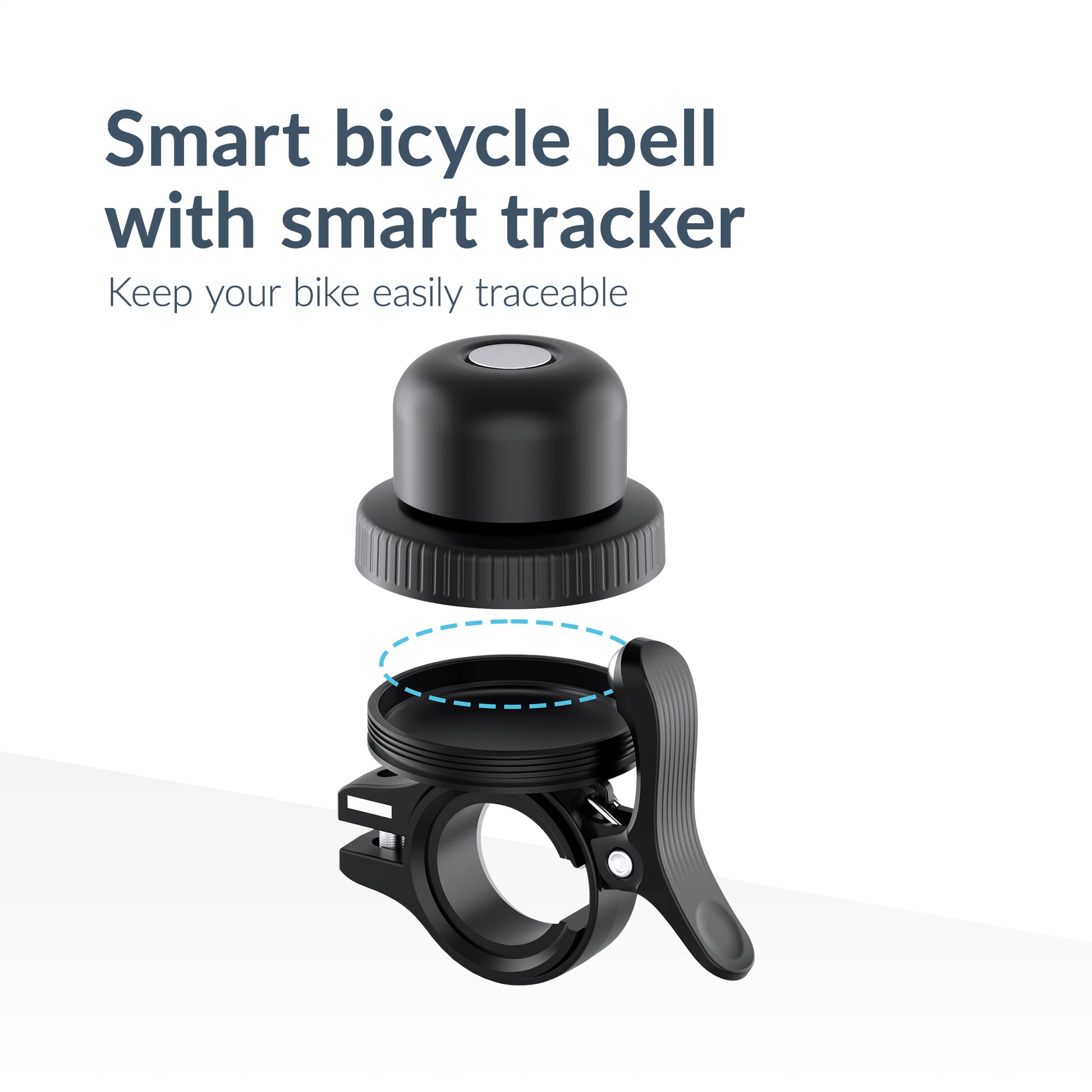 Beeep Betag Android Tracker Black & Bicycle Bell