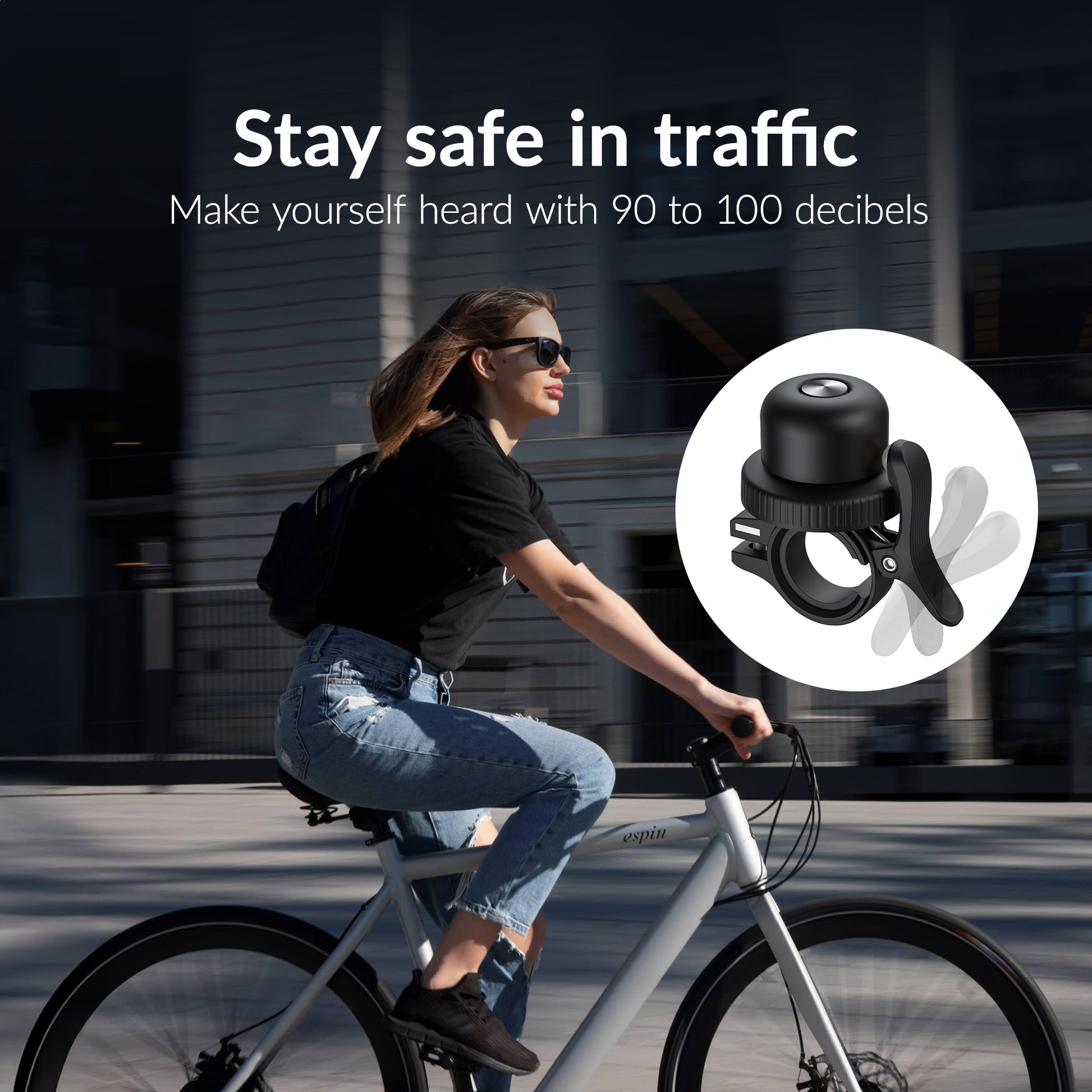 Beeep Betag Android Tracker Black & Bicycle Bell