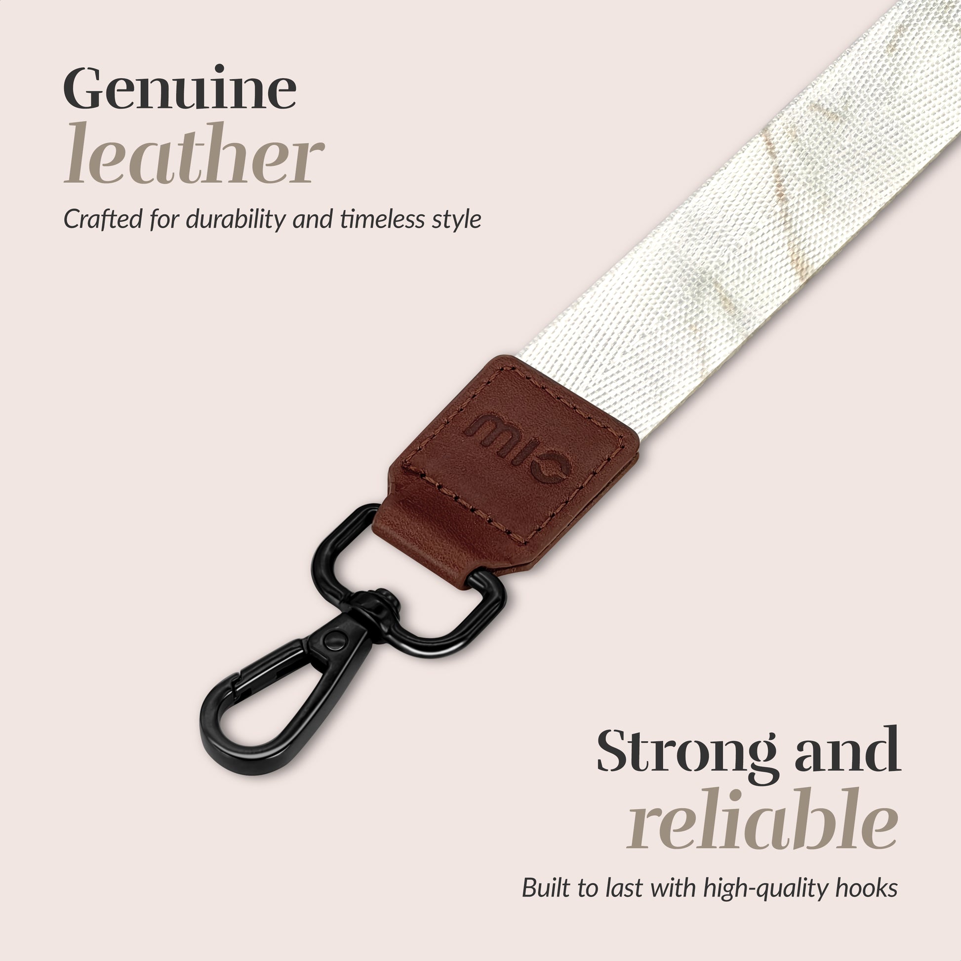 Mio By Mobilize Mio Lanyard White Marble
